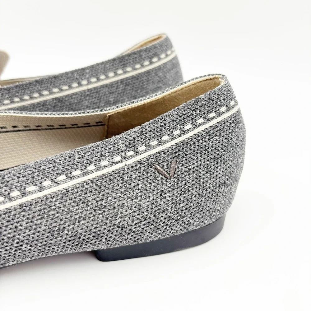 NWB Vivaia Sierra Slip On Washable Loafers in Gray Size 40 - Picture 9 of 16